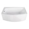 Aqua Eden Alcove Bathtubs, 60 L, 37 W, White, Acrylic VTDR603222L - alternate 1